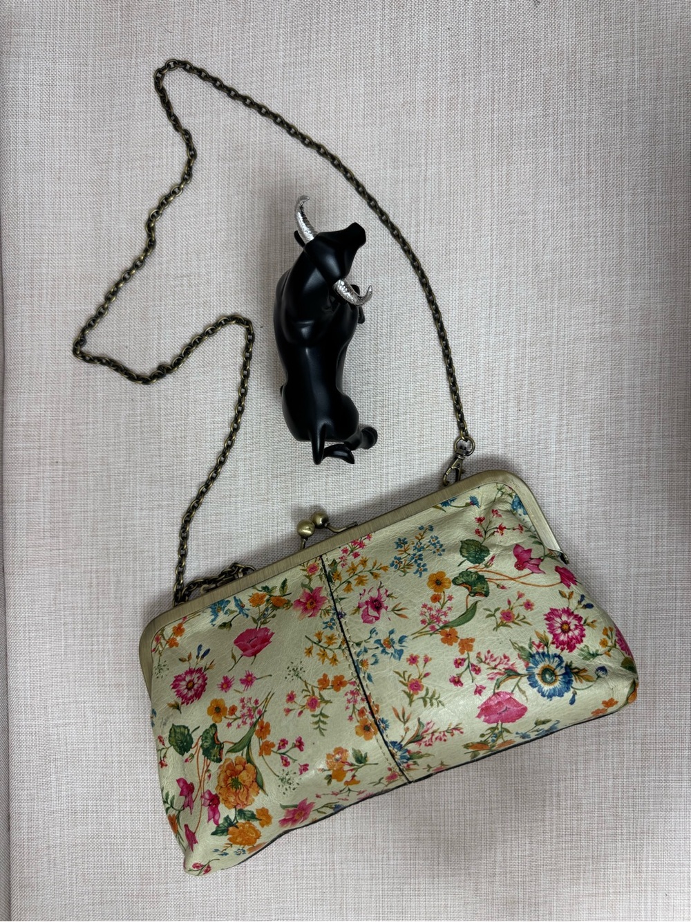 Patricia Nash  Floral Frame-Top Chain Crossbody